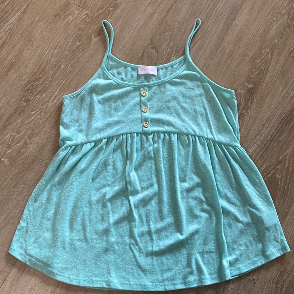 Pink Lily + Babydoll tank